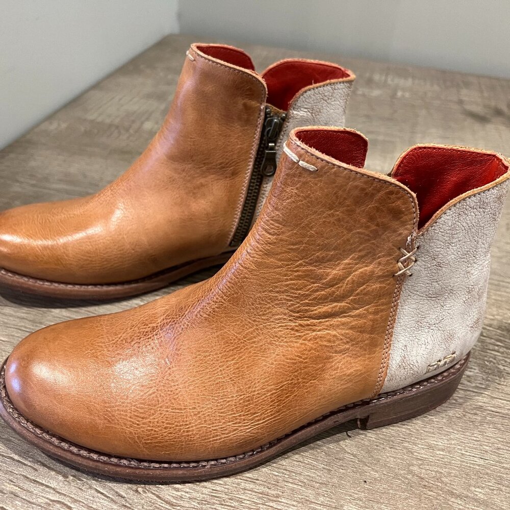 NEW BEDSTU Boots Yurisa Rustic Tan Rustic Nectar Lux Size 9